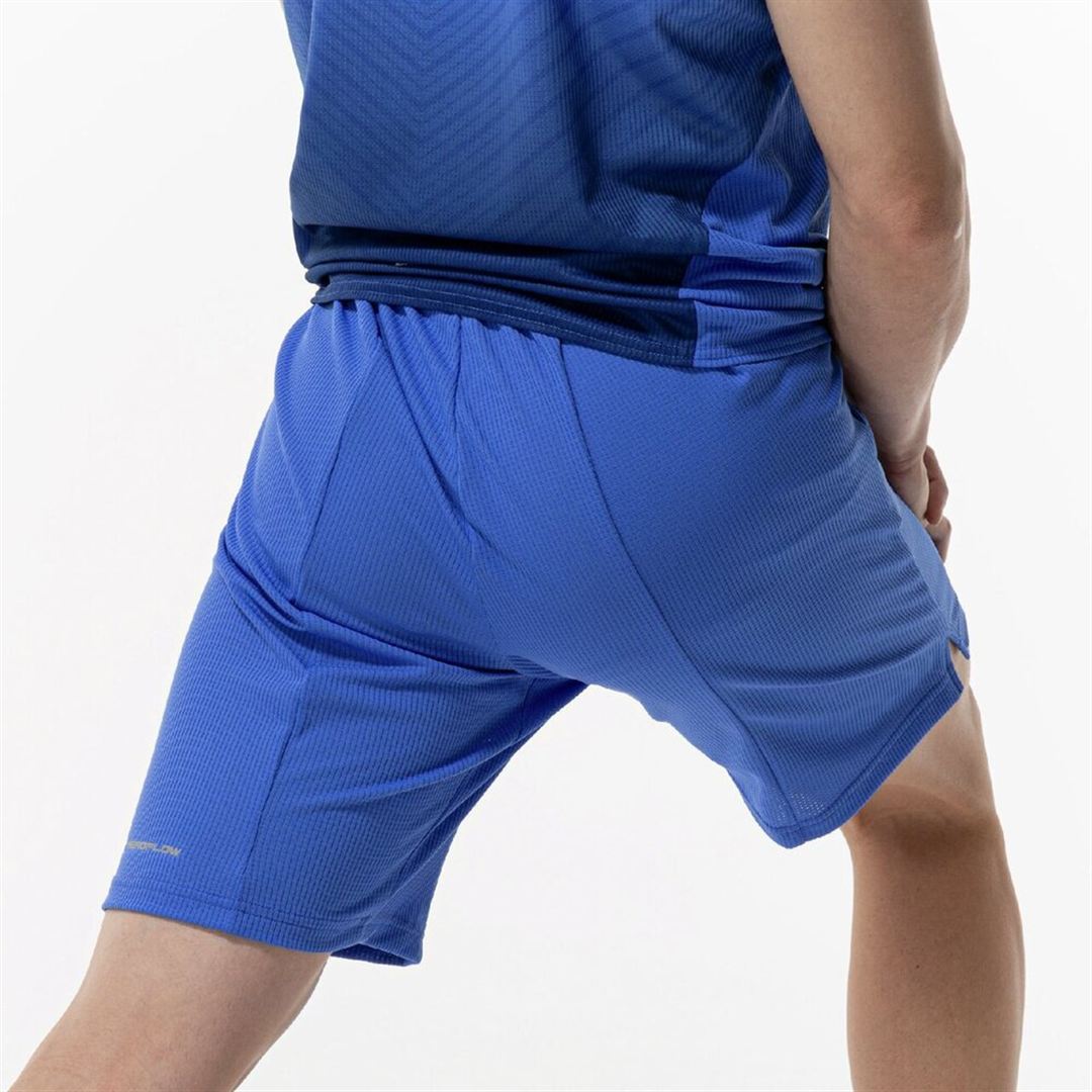 【汗処理／通気】ドライエアロフローハーフパンツ ダズリングブルー XL