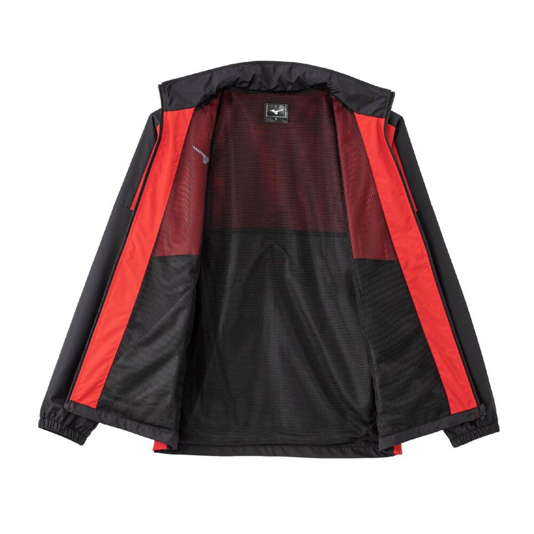 ウィドブレーカージャケット チャイニーズレッド×ブラック XS
