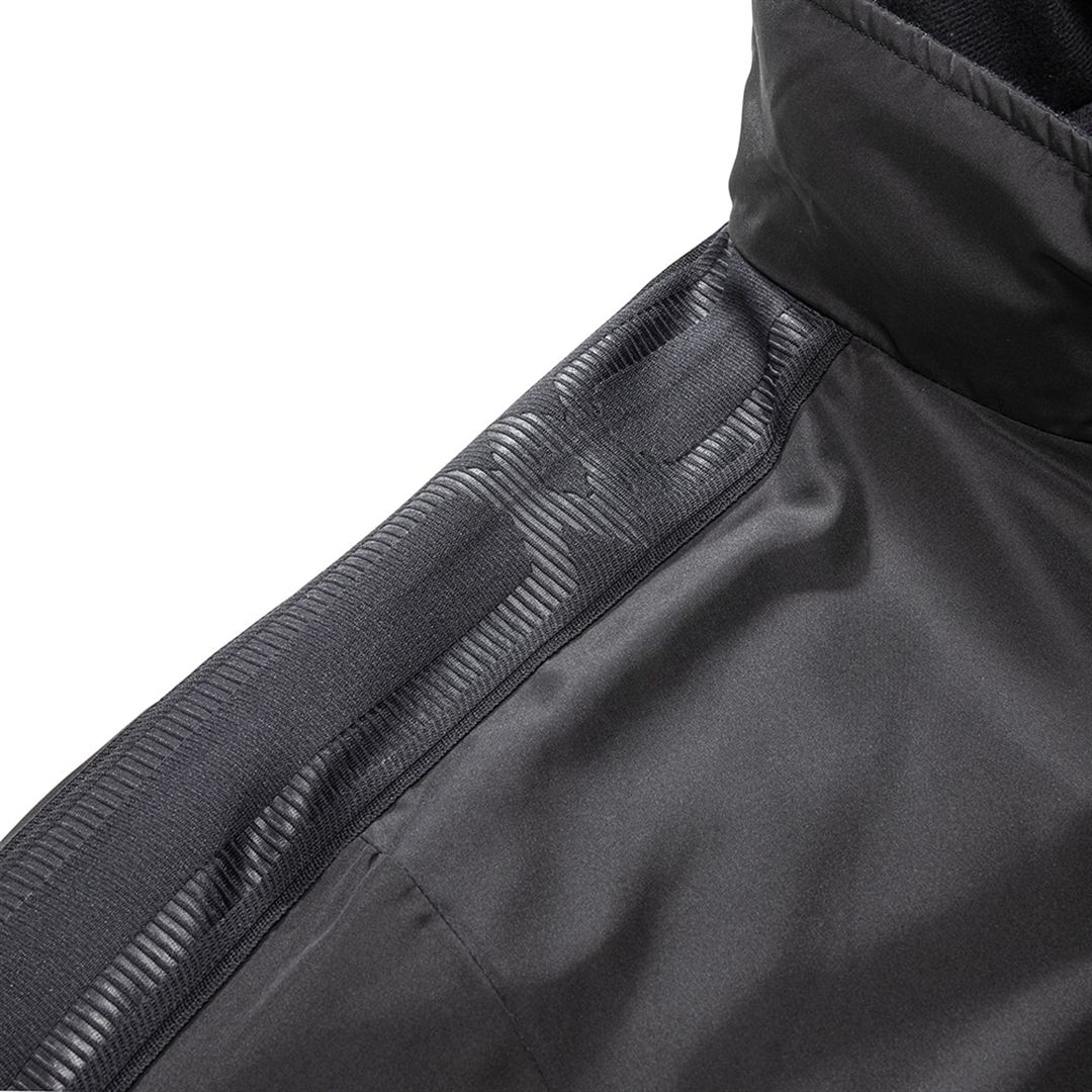 【吸湿発熱】MCライン ブレスサーモ中綿ウォーマージャケット ブラック XL