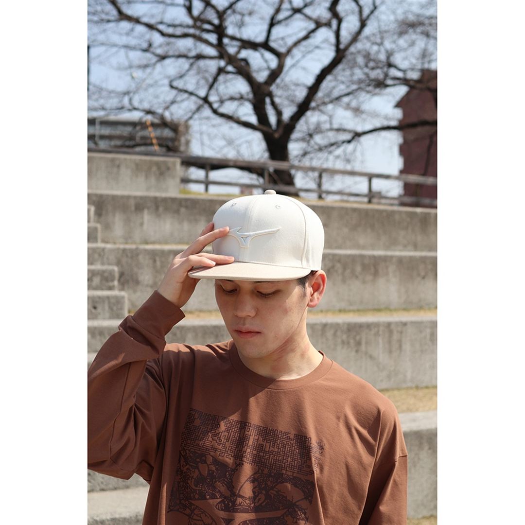 フラットキャップ アイボリー 56-60