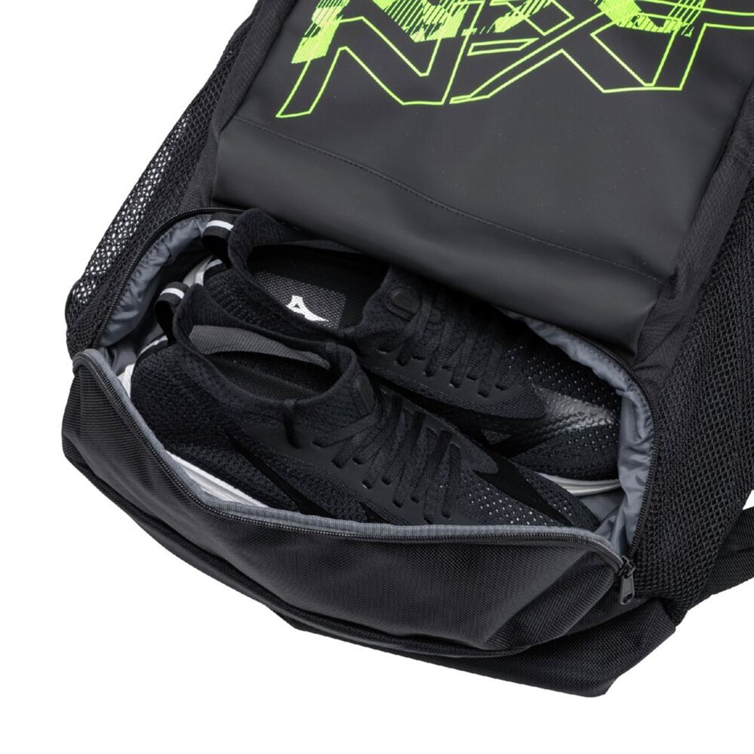 N-XTバックパック(40L) ブラック×ライム