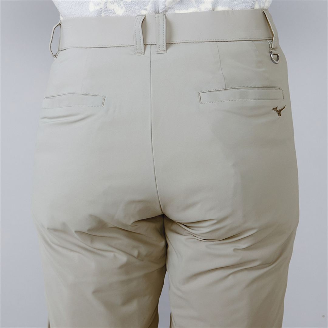 【MGFコレクション／吸湿発熱】ブレスサーモサーマルメッシュロングパンツ グレージュ S