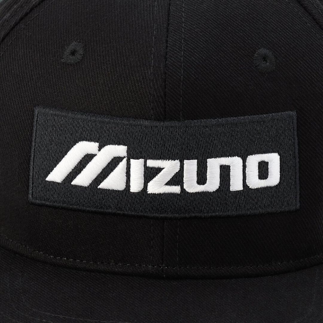 NEW VINTAGE GOLF MIZUNO ボックスロゴ キャップ ブラック