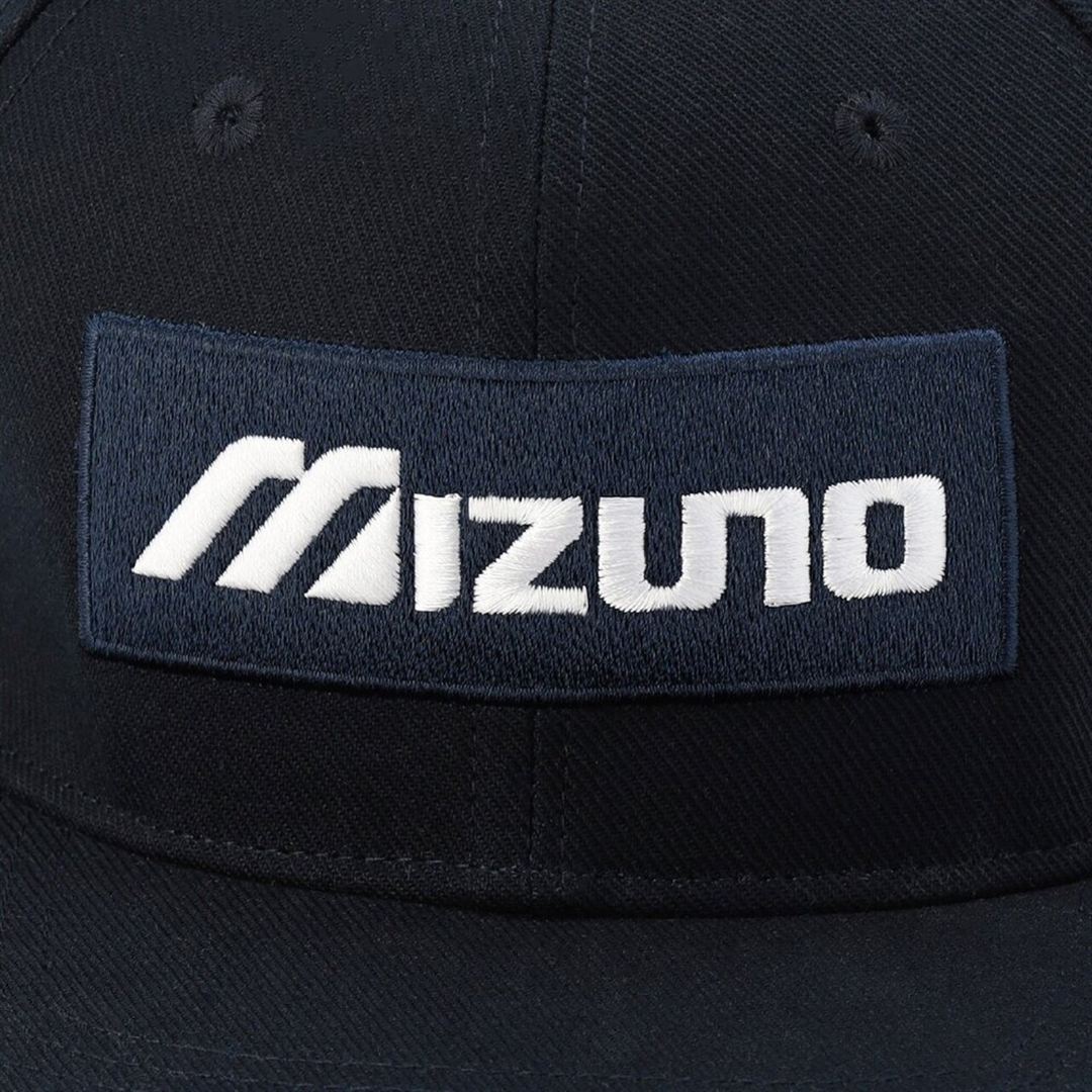 NEW VINTAGE GOLF MIZUNO ボックスロゴ キャップ ネイビー