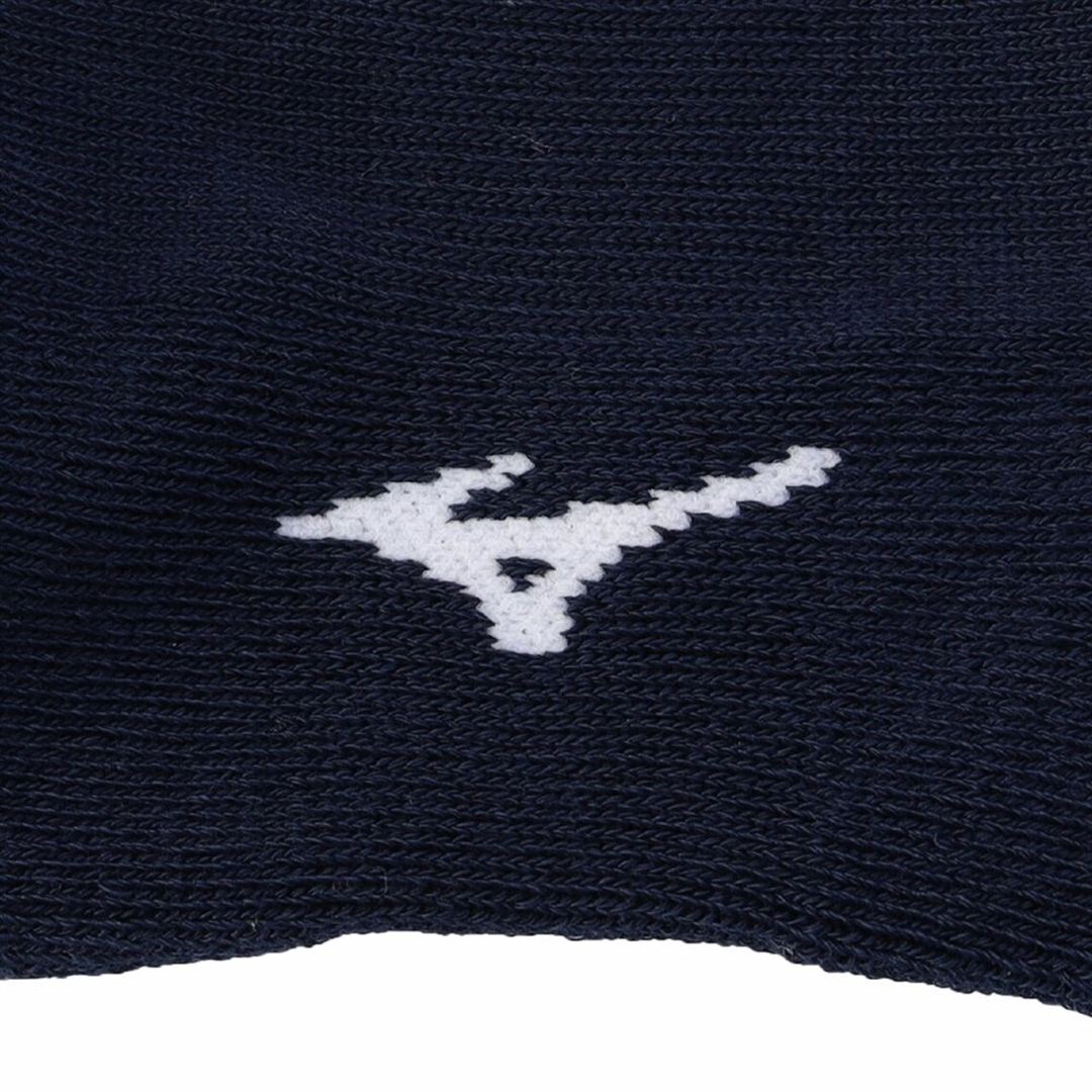 ドライベクターMIZUNOロゴソックス(ミドル丈) ネイビー 22-24