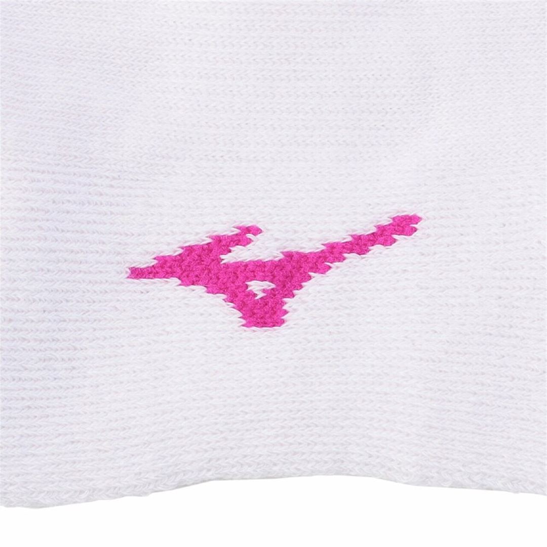 ドライベクターMIZUNOロゴソックス(ミドル丈) ピンク 22-24