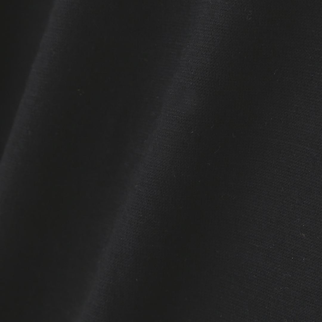 【MARGARET HOWELL】メリノウールクルーネックシャツ ブラック M
