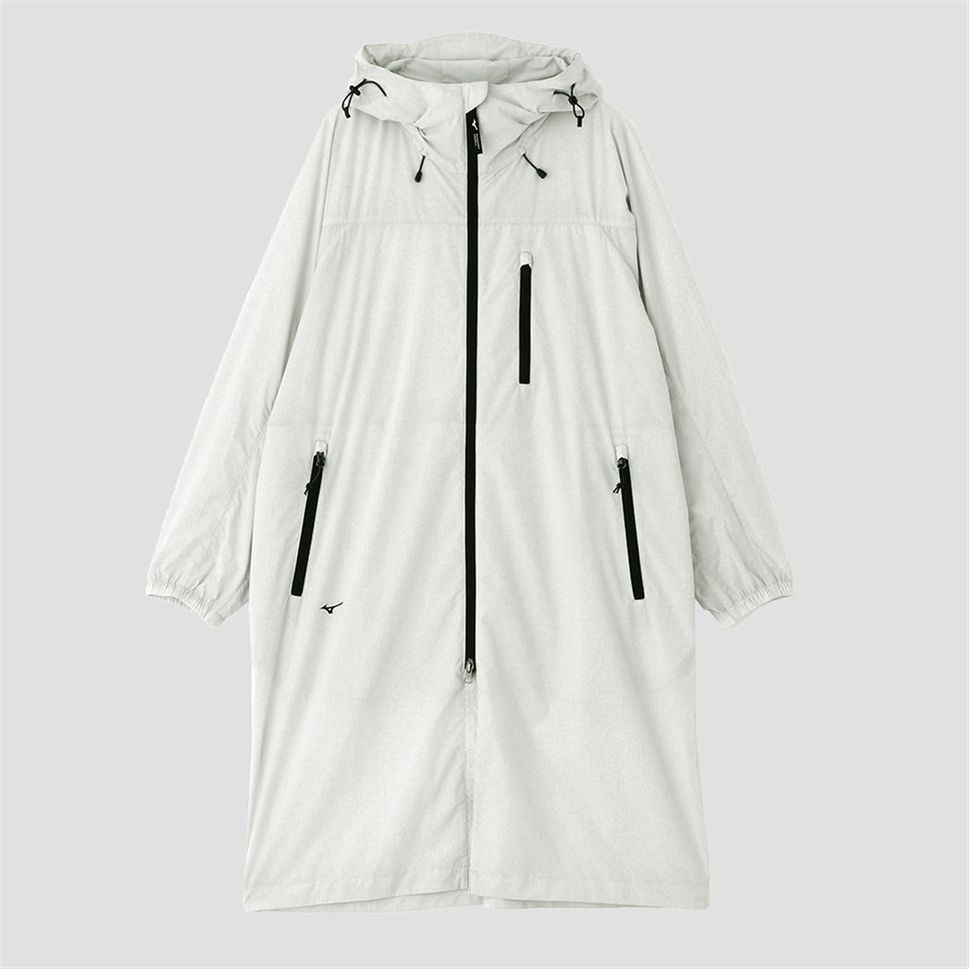 【MARGARET HOWELL】ウォーターリパレントストレッチコート LT.グレー S