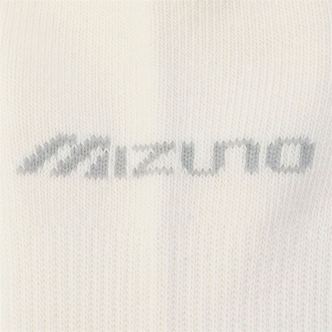 ドライベクターノンパイルショートソックス オフホワイト×グレー 22-24