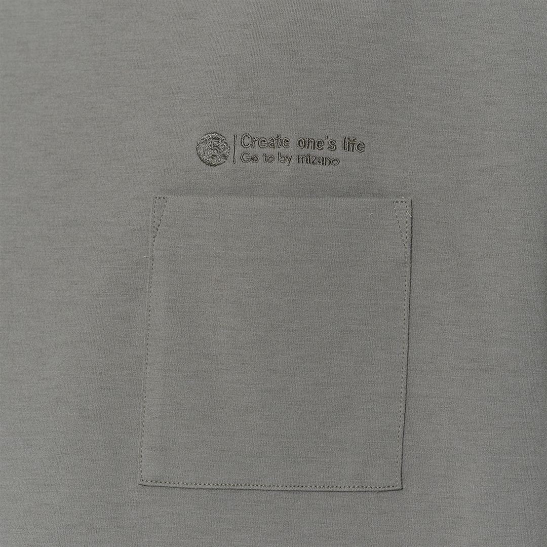 スパンポリポケットTシャツ カーキ XS