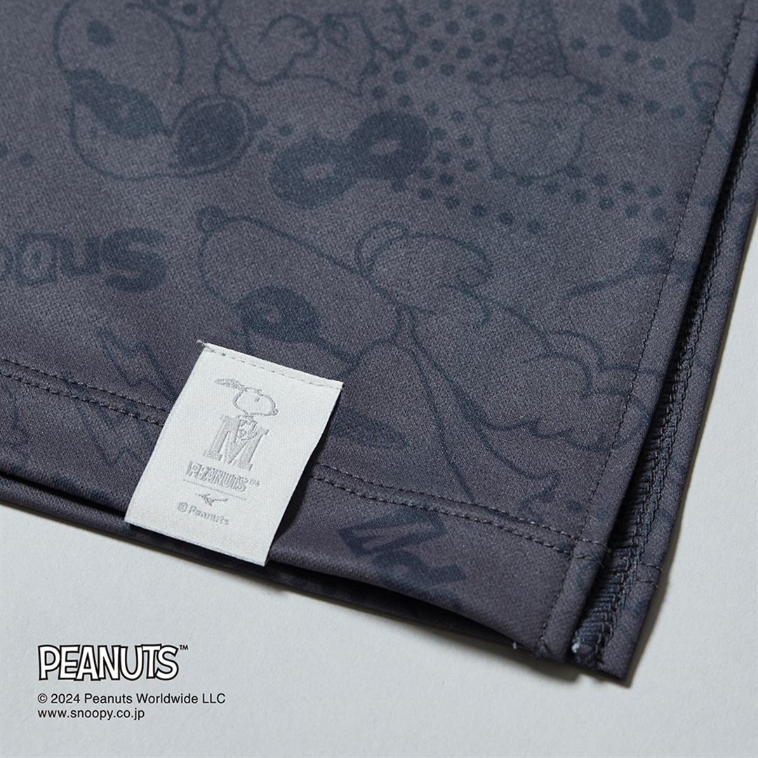 【PEANUTS】UVカットTシャツワンピース チャコール L