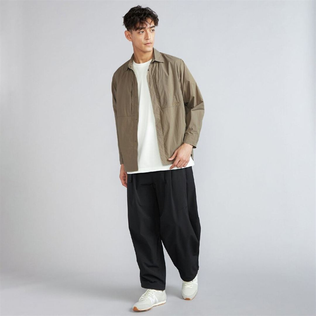 ウォーターリパレントフィールドシャツ ウルフベージュ XL