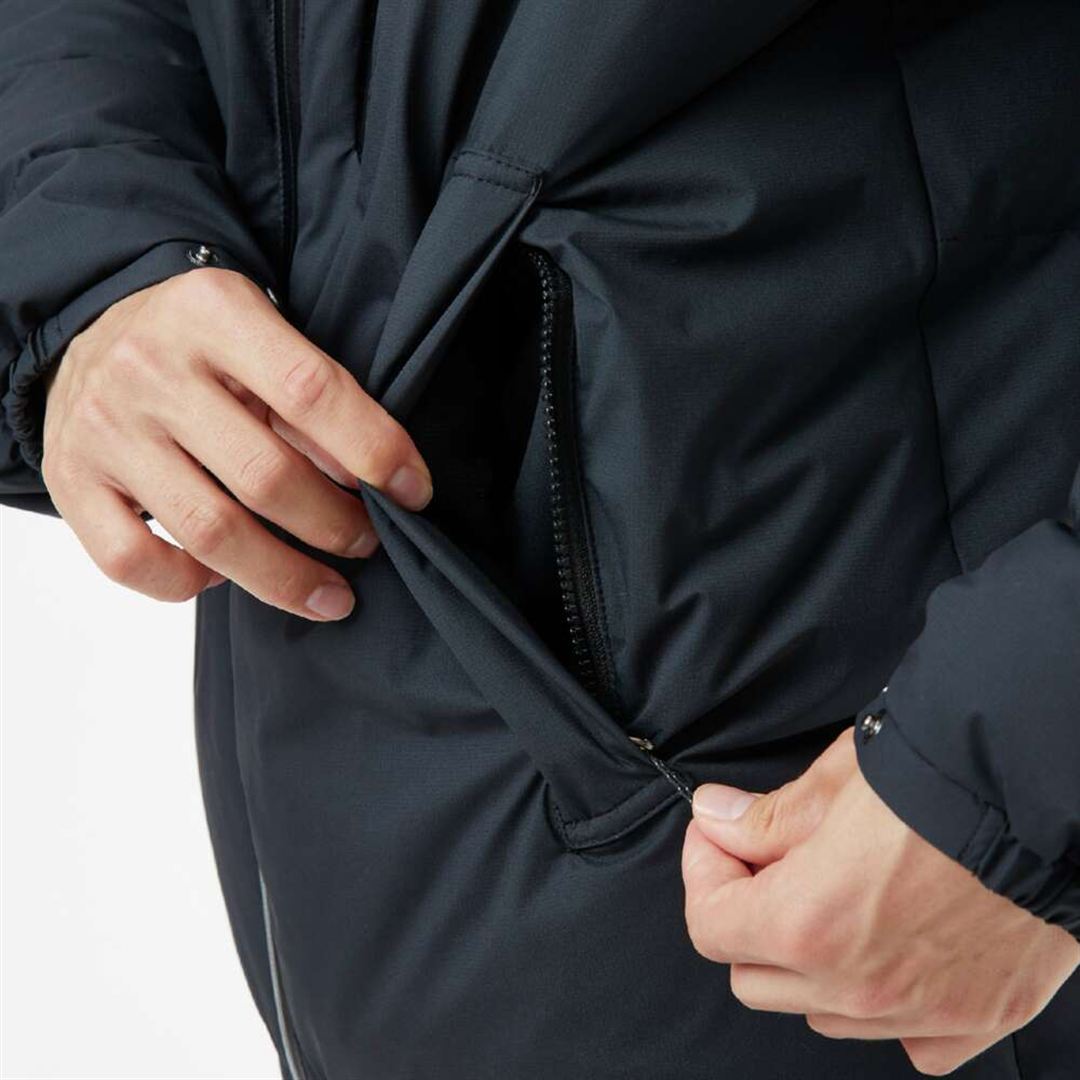 【吸湿発熱】WINDSTOPPER ダウラギリライトダウンジャケット ブラック M