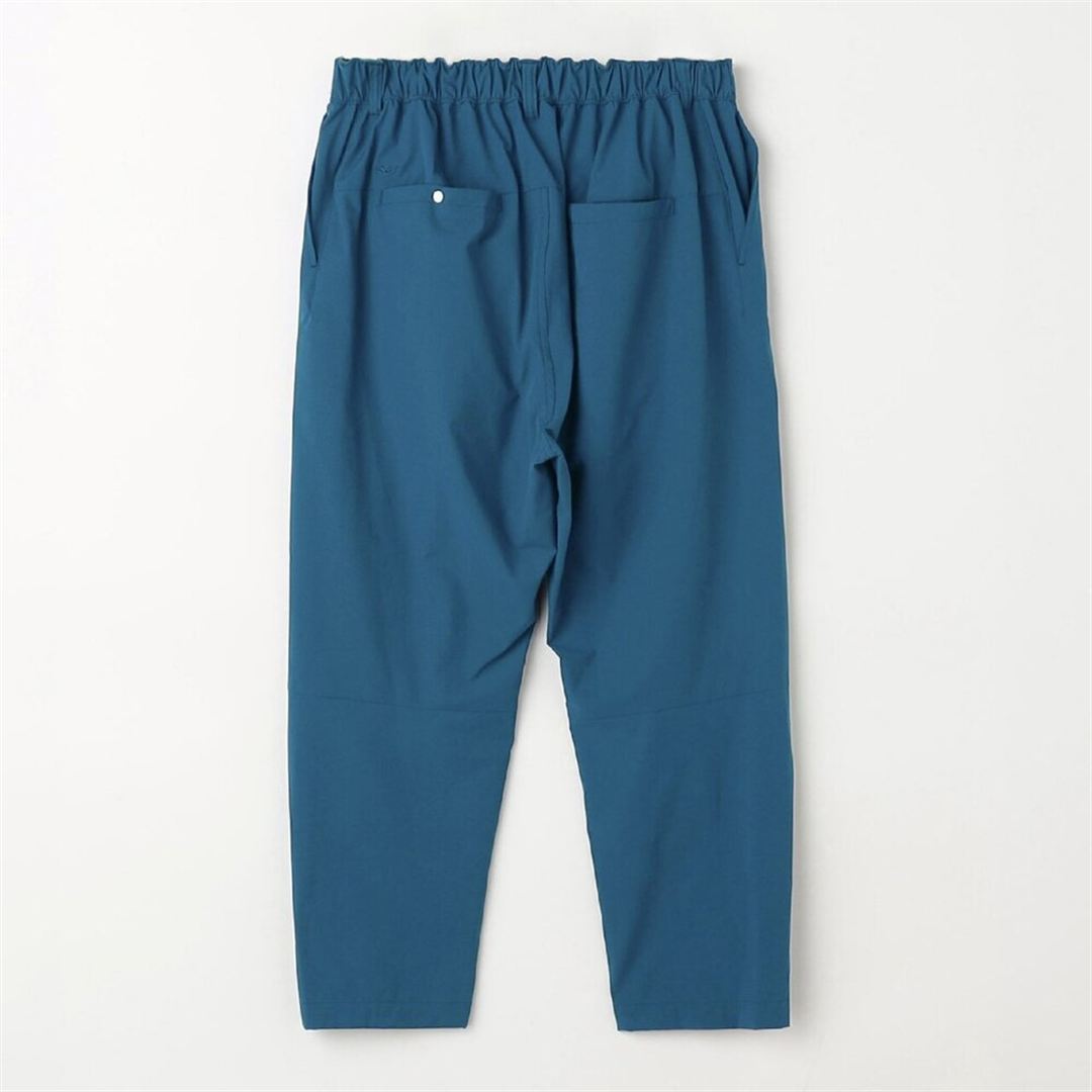 MIZUNO BUDDYストレッチ撥水ワイドテーパードパンツ セーラーブルー S