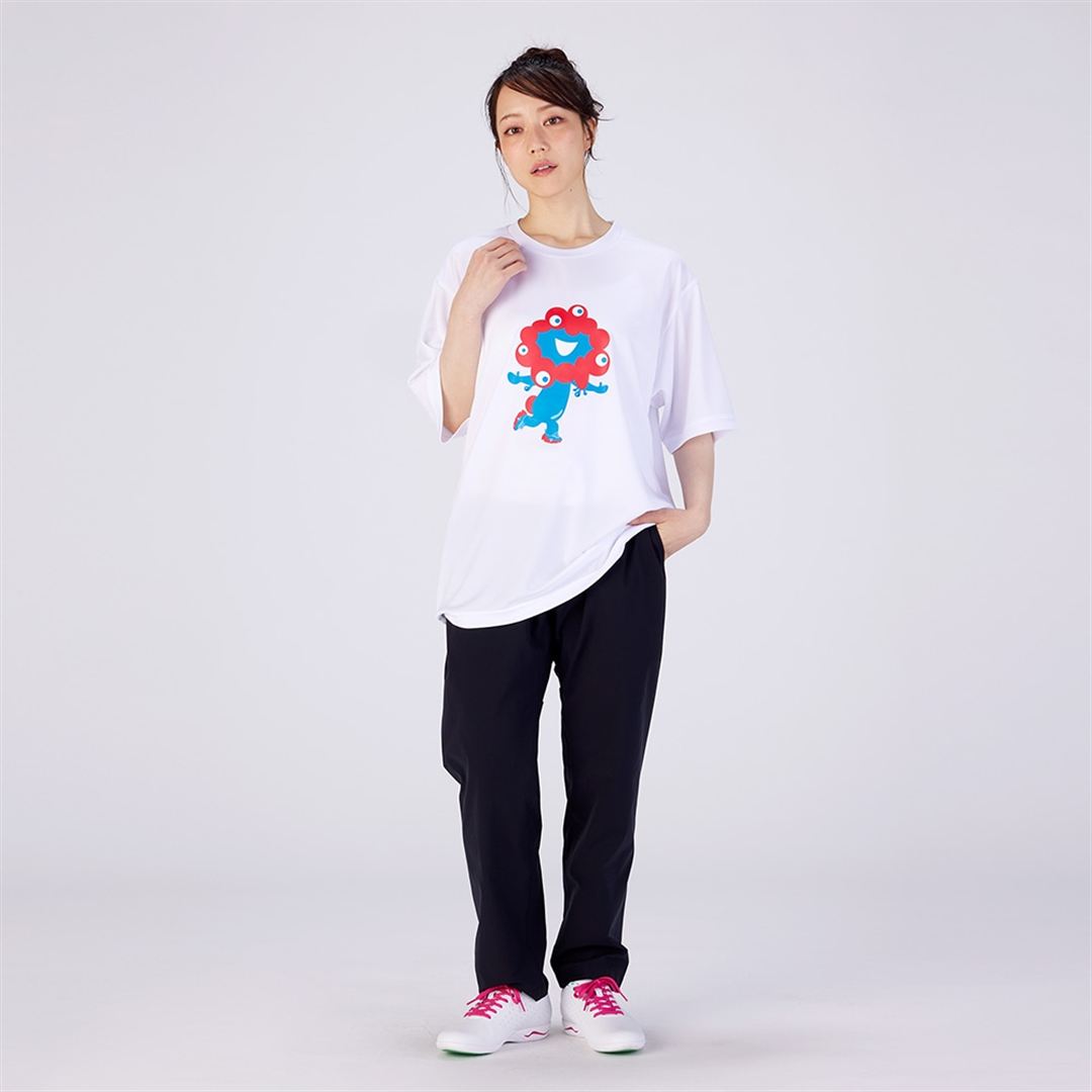 【大阪・関西万博】ミャクミャクシューズTシャツ ホワイト M