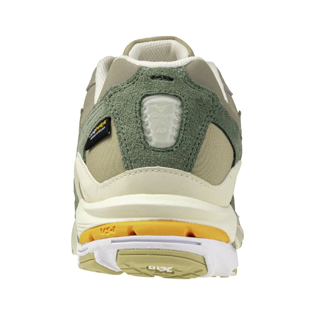 【ミズノ直営限定】WAVE RIDER 10 CORDURA グレージュ×オフホワイト×グリーン 27.5
