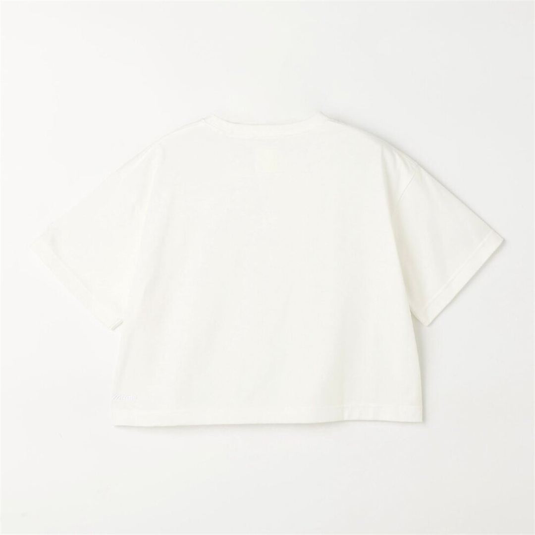 【ミズノ直営限定】モノグラムM クロップド半袖Tシャツ ホワイト XL