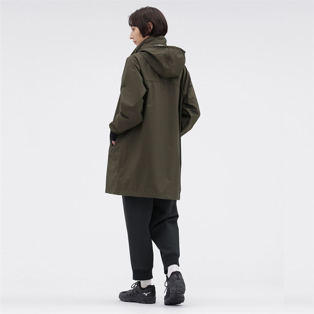 【MARGARET HOWELL】ベルグテックタスランナイロンリップコート DK.カーキ 2
