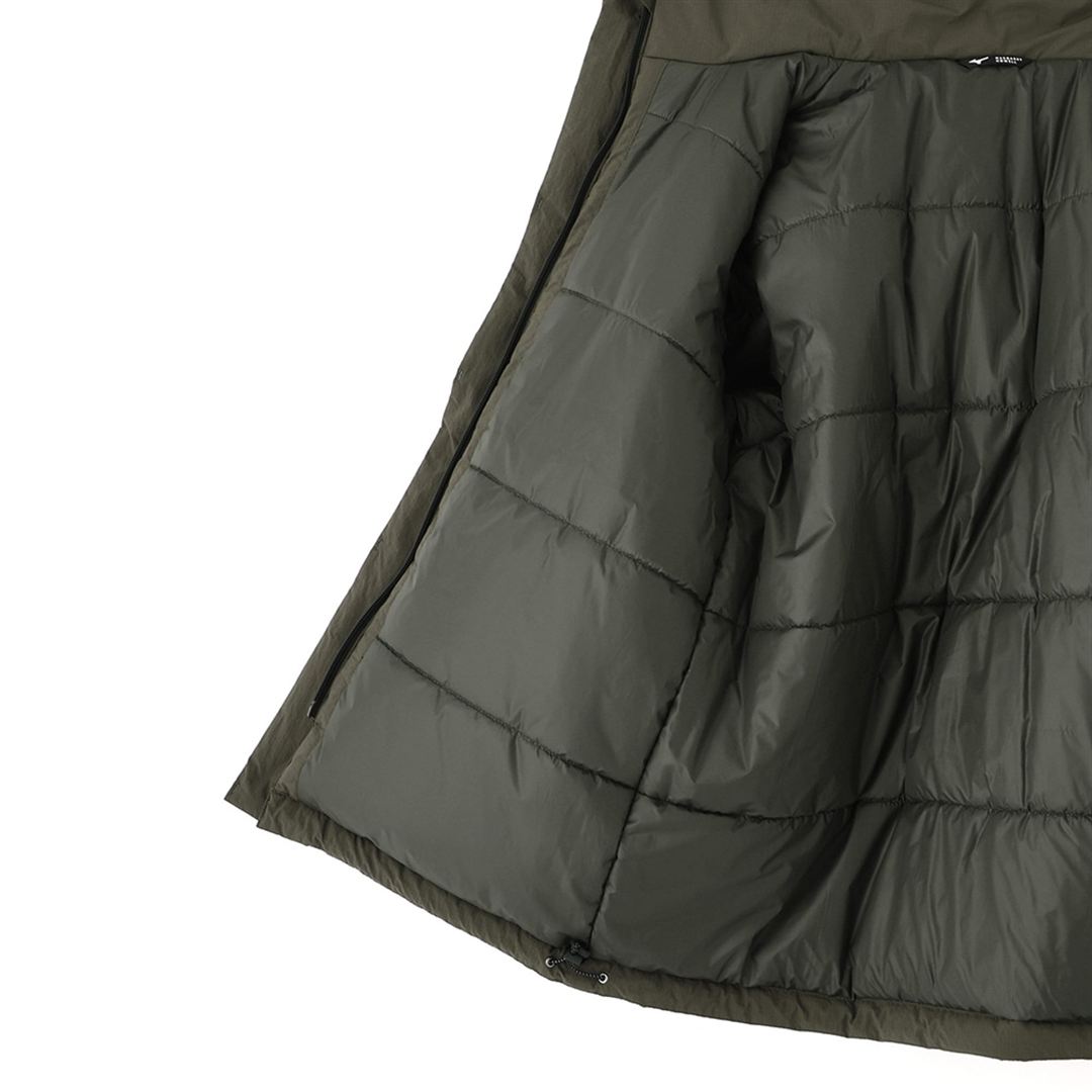 【MARGARET HOWELL】ウォーターリパレントタスランナイロンリップジャケット DK.カーキ M