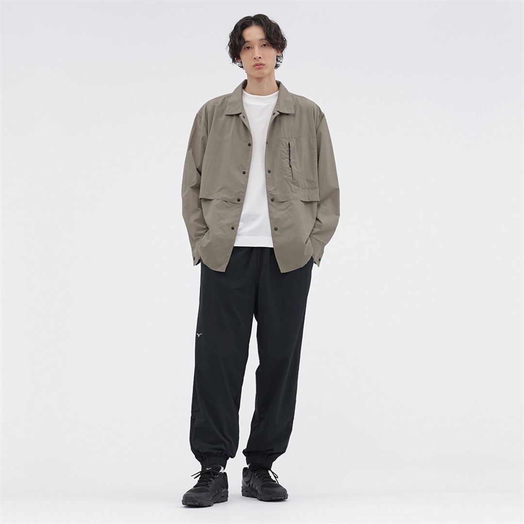【MARGARET HOWELL】ウォーターリパレントタスランナイロントラウザー DK.ネイビー XL