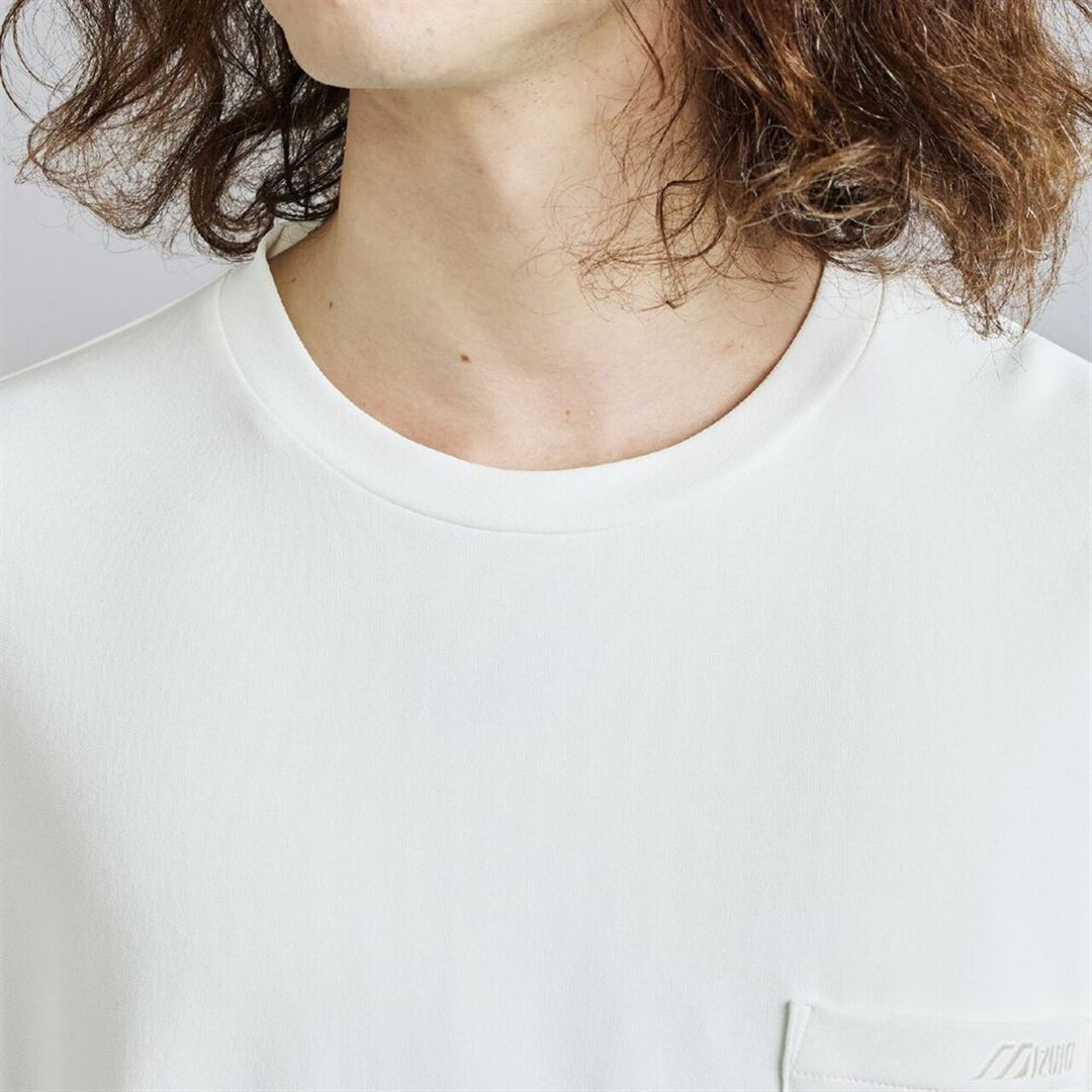 アンチスウェット ポケットTシャツ マシュマロホワイト S