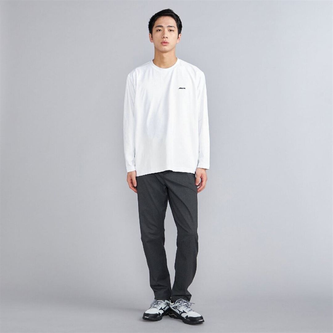 ワードマークバックグラフィックロングスリーブTシャツ ホワイト M