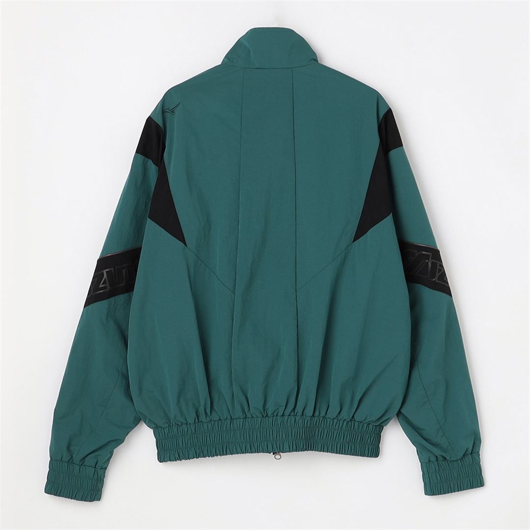 シャンブレーワッシャートラックブルゾン ディープグリーン XL