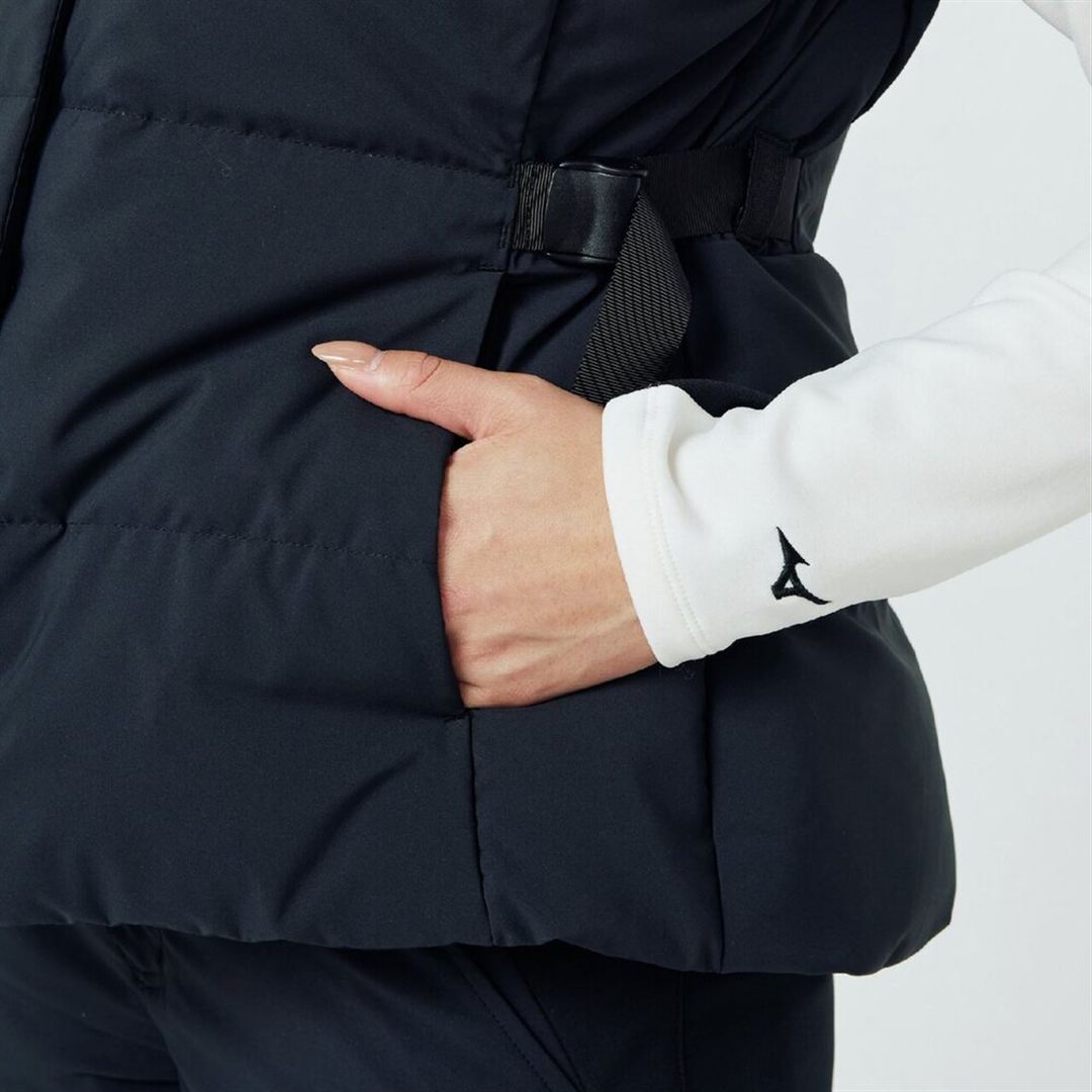 【吸湿発熱】ブレスサーモバルキーダウンベスト ブラック XL