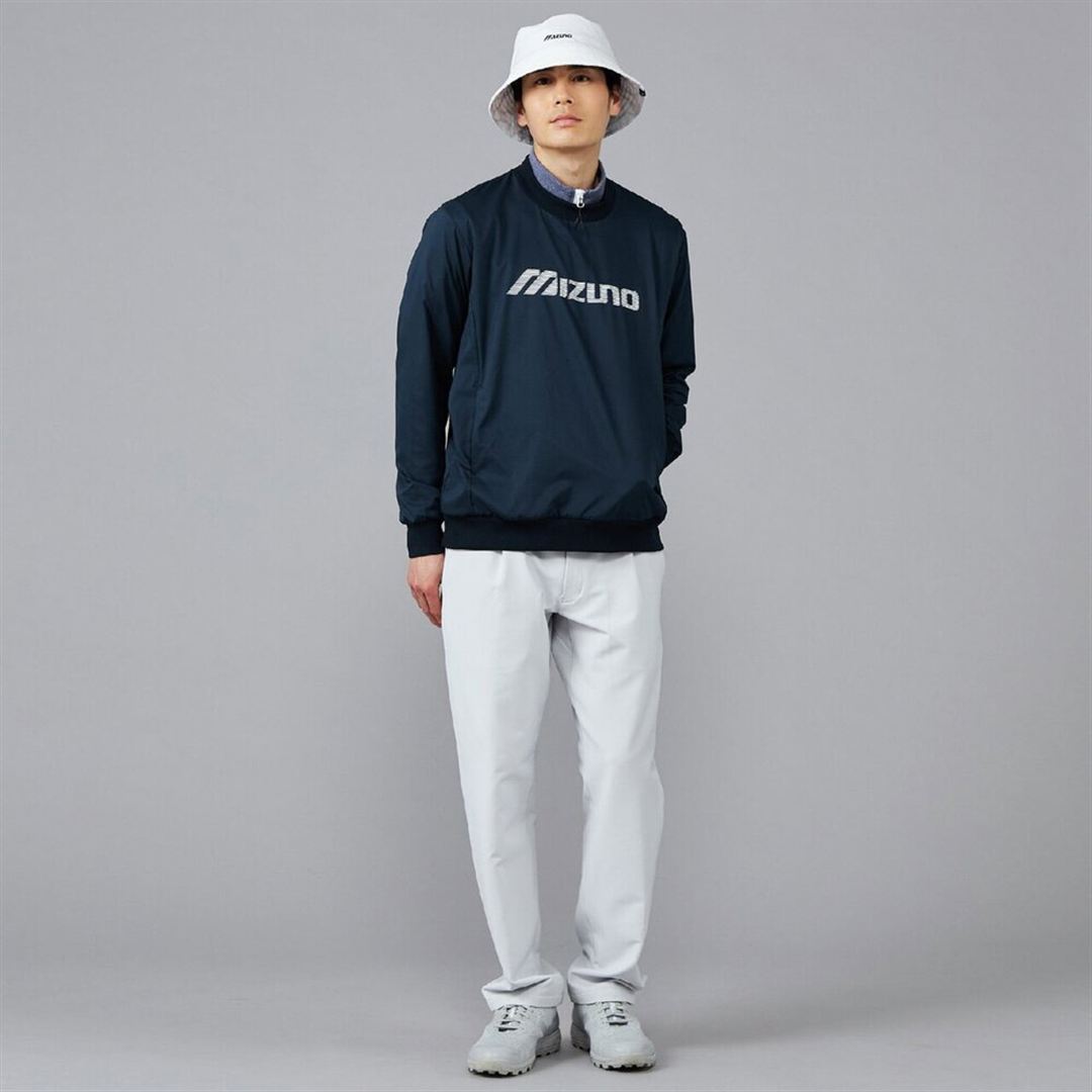 3WAYツインブルゾン2枚組セット(フルジップニット／プルオーバー) ネイビー XL