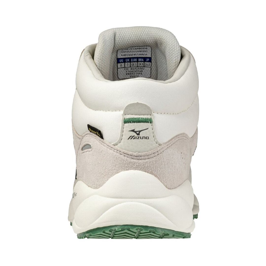 【ミズノ公式オンライン限定】オールマイティHV 73M BOA(ダイヤル／ミッドカット) アイボリー×ブラック×グリーン 29.0