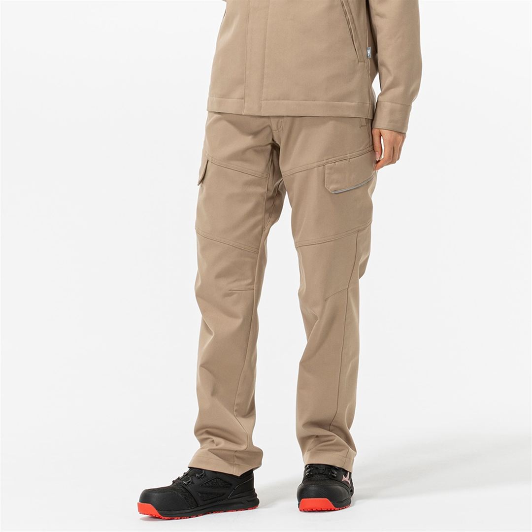 ワークパンツ ストレッチ(制電) ベージュ XL