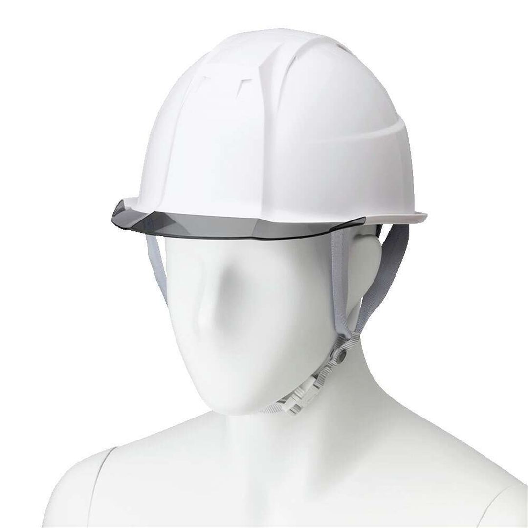 産業用ヘルメット FT01(スモークバイザー／墜落時保護用樹脂ライナー) ホワイト