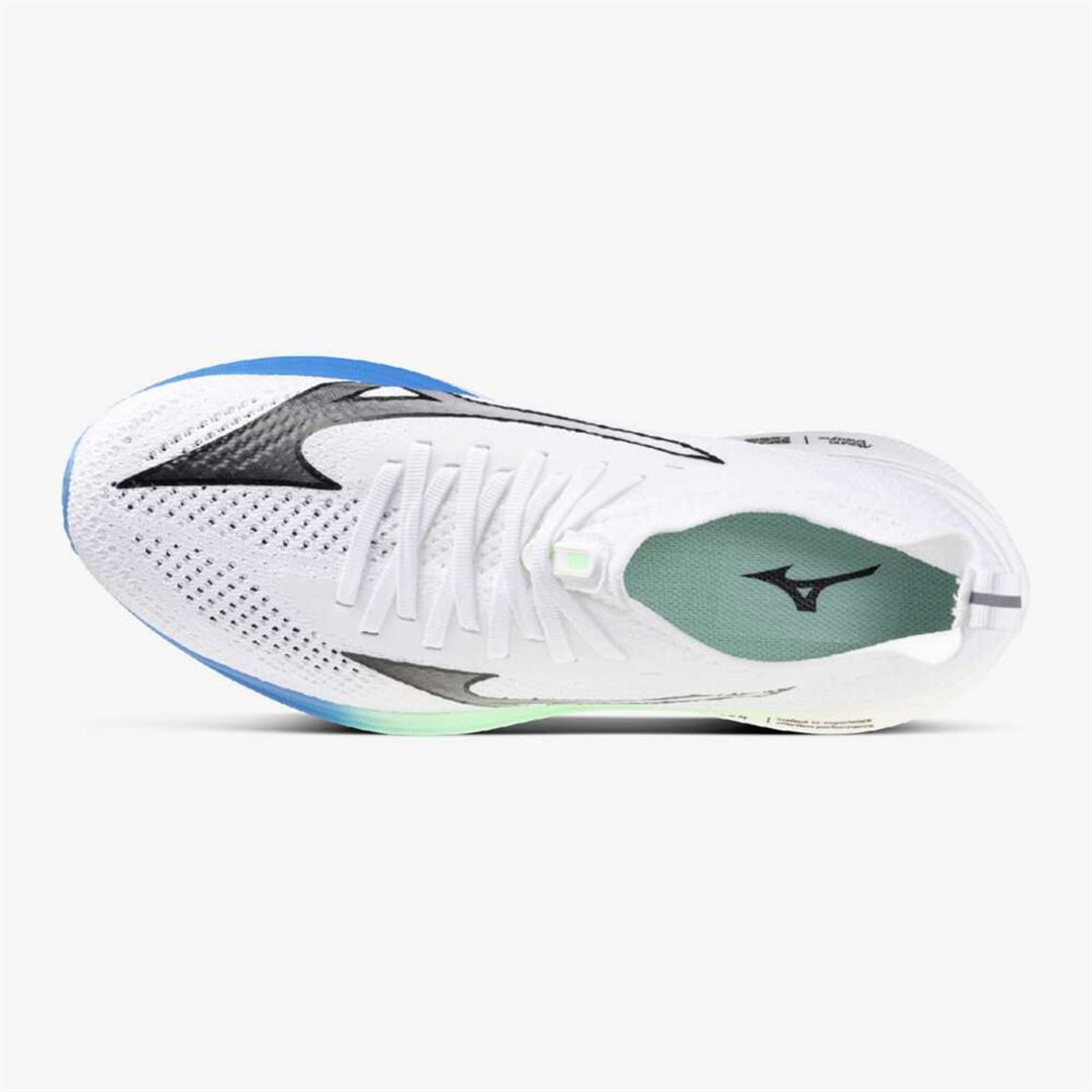 MIZUNO NEO ZEN(ランニング) ホワイト×ブラック×ブルー 25.0