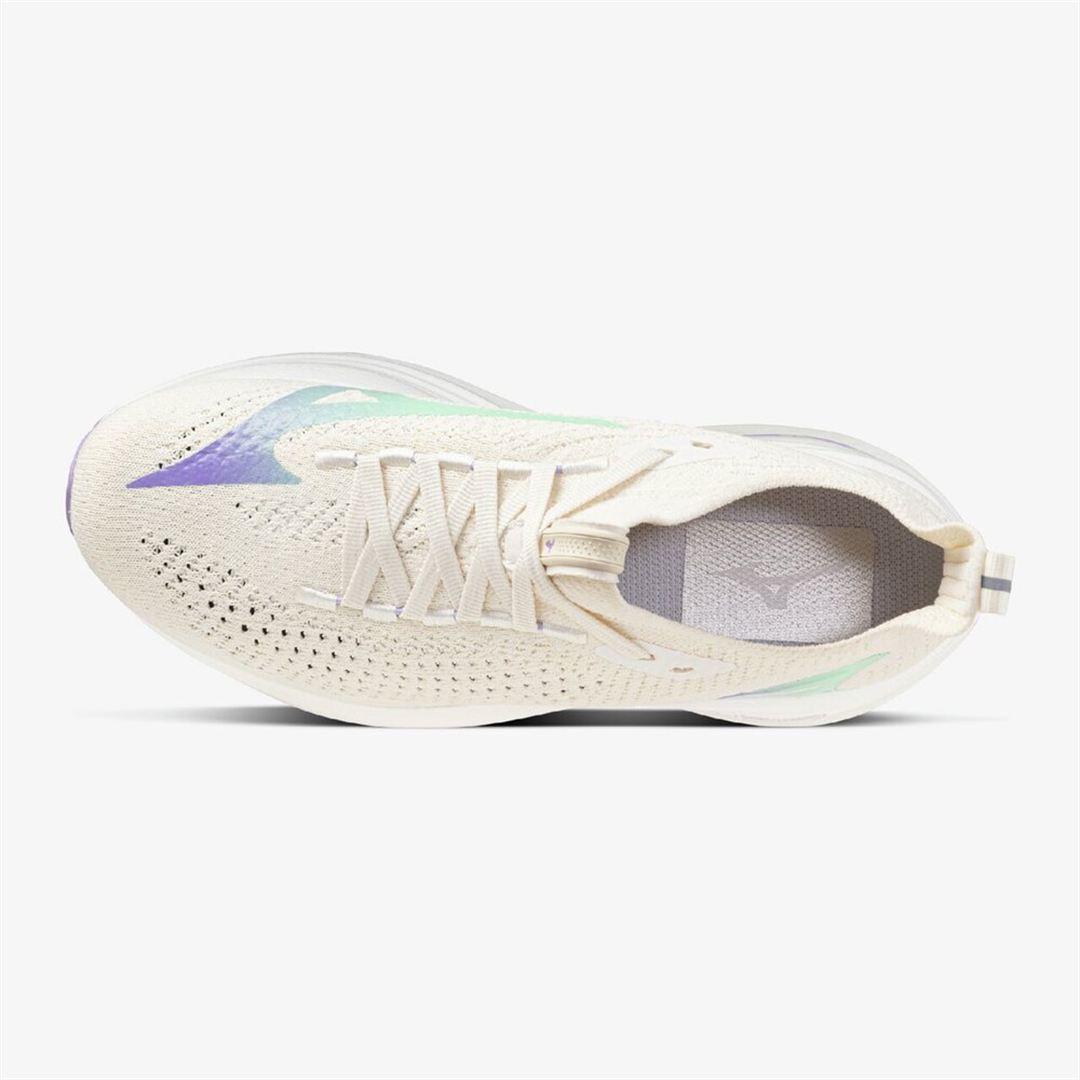 MIZUNO NEO VISTA2(スピードワーク／テンポ走) オフホワイト×パープル×スカイブルー 23.0
