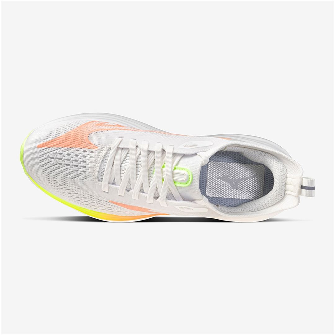 MIZUNO NEO ZEN2(ジョグ／LSD) ホワイト×コーラル×イエロー 25.5