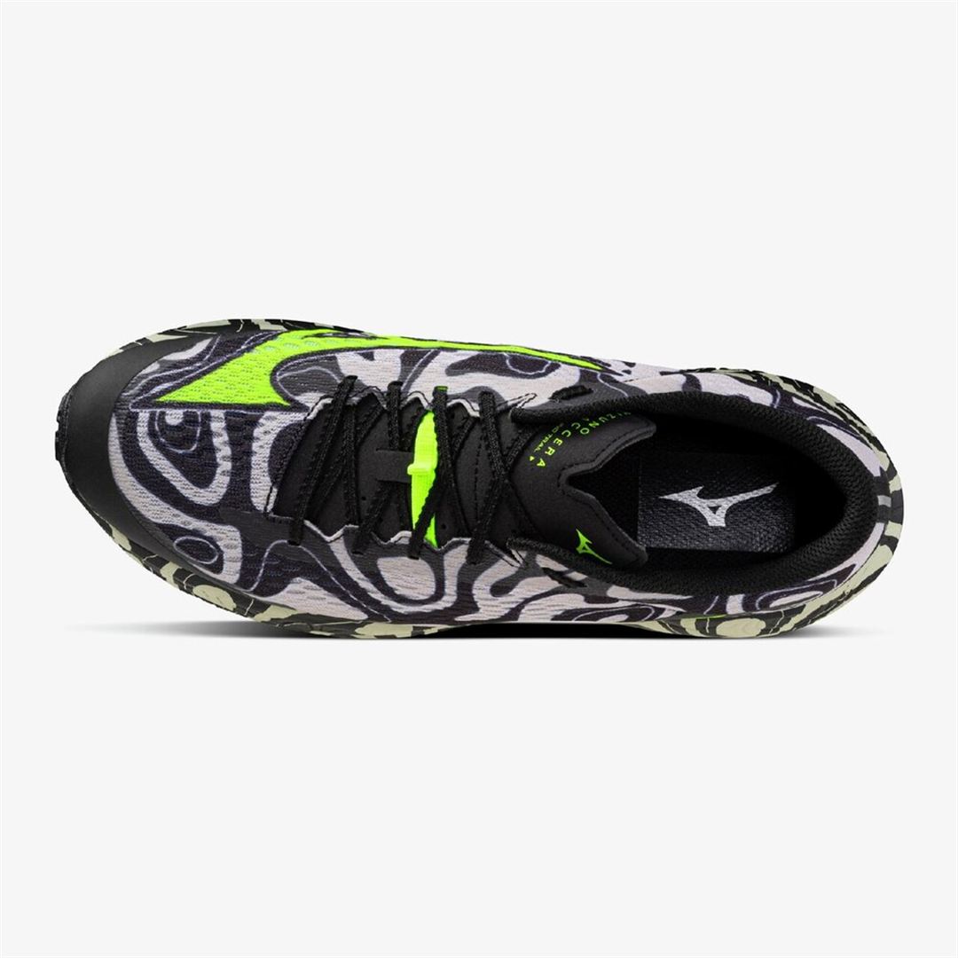 【ミズノ直営限定】MIZUNO NEO ACCERA(トレイル) ブラック×イエロー×ホワイト 23.0