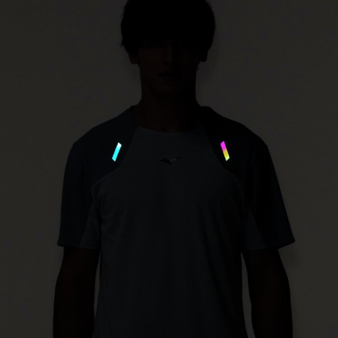 【汗処理／通気】ドライエアロフロープレミアムTシャツ クラウドブルー S