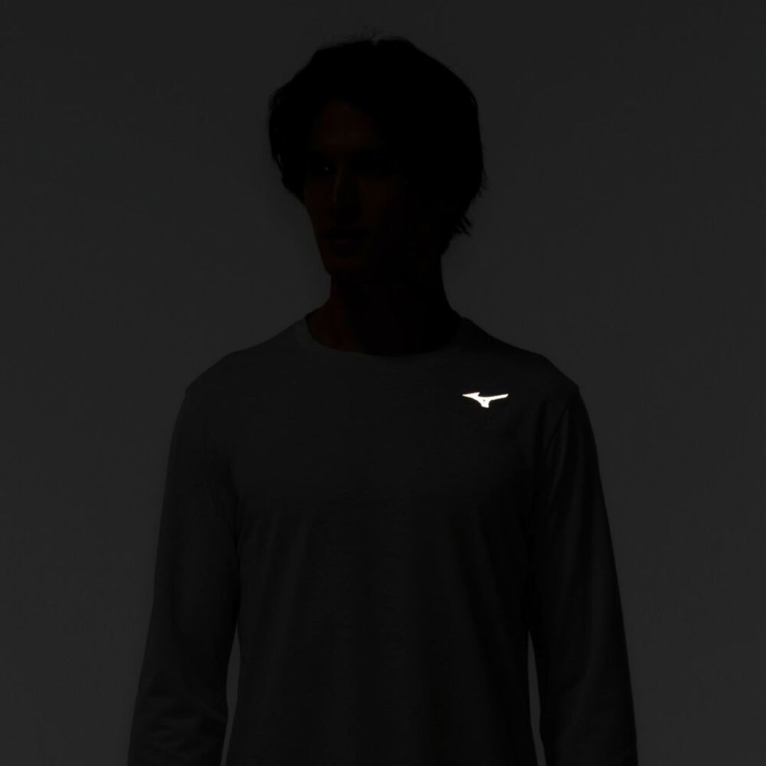 クイックドライTシャツ(長袖) ベイパーシルバー XL