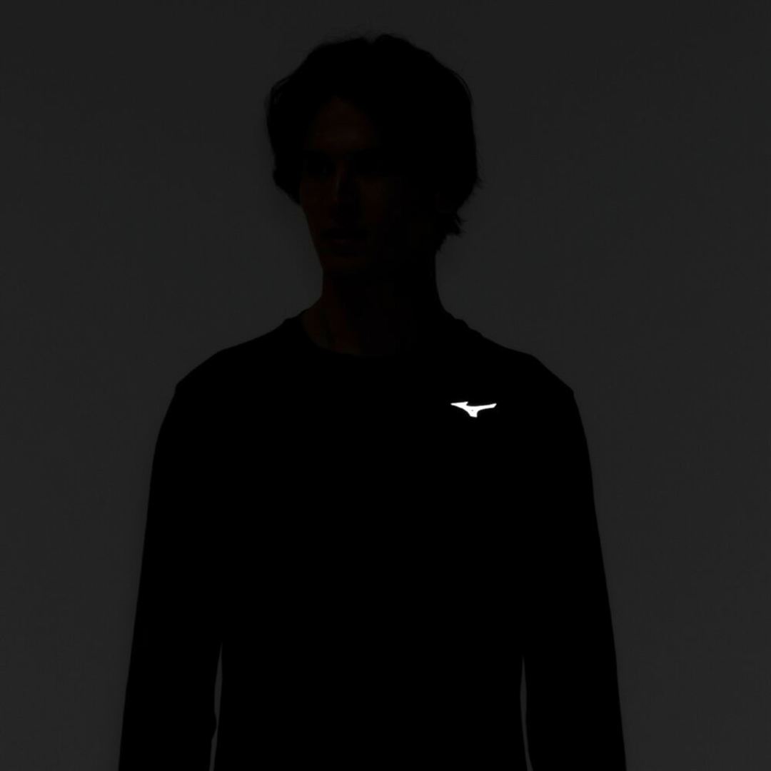 クイックドライTシャツ(長袖) ブラック XL