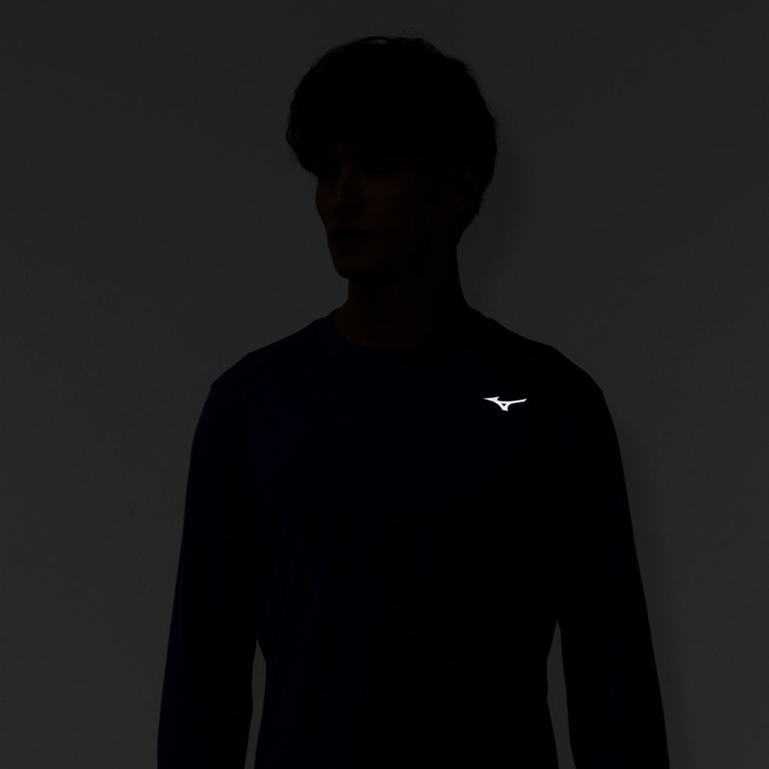 クイックドライTシャツ(長袖) ブルージュエル XL