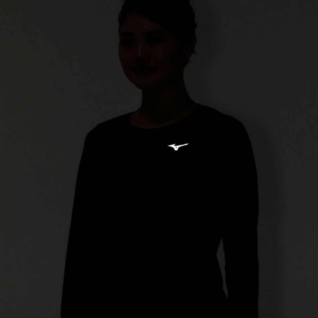 クイックドライTシャツ(長袖) ブラック XL
