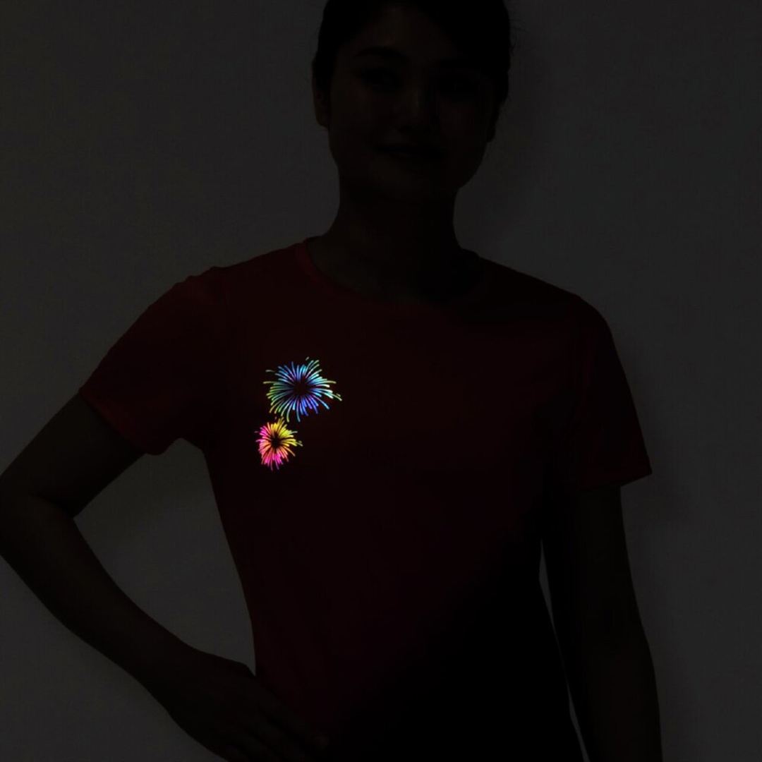 クイックドライ グラフィック Tシャツ ユウヤケ S