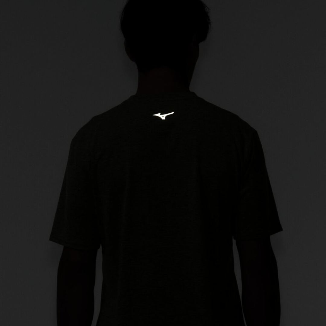 【ミズノ直営限定】クイックドライ ビッグロゴTシャツ エルム XL