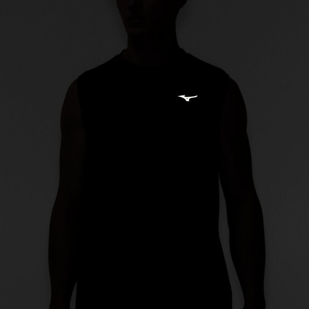 【ミズノ直営限定】クイックドライ スリーブレスTシャツ ブラック XL