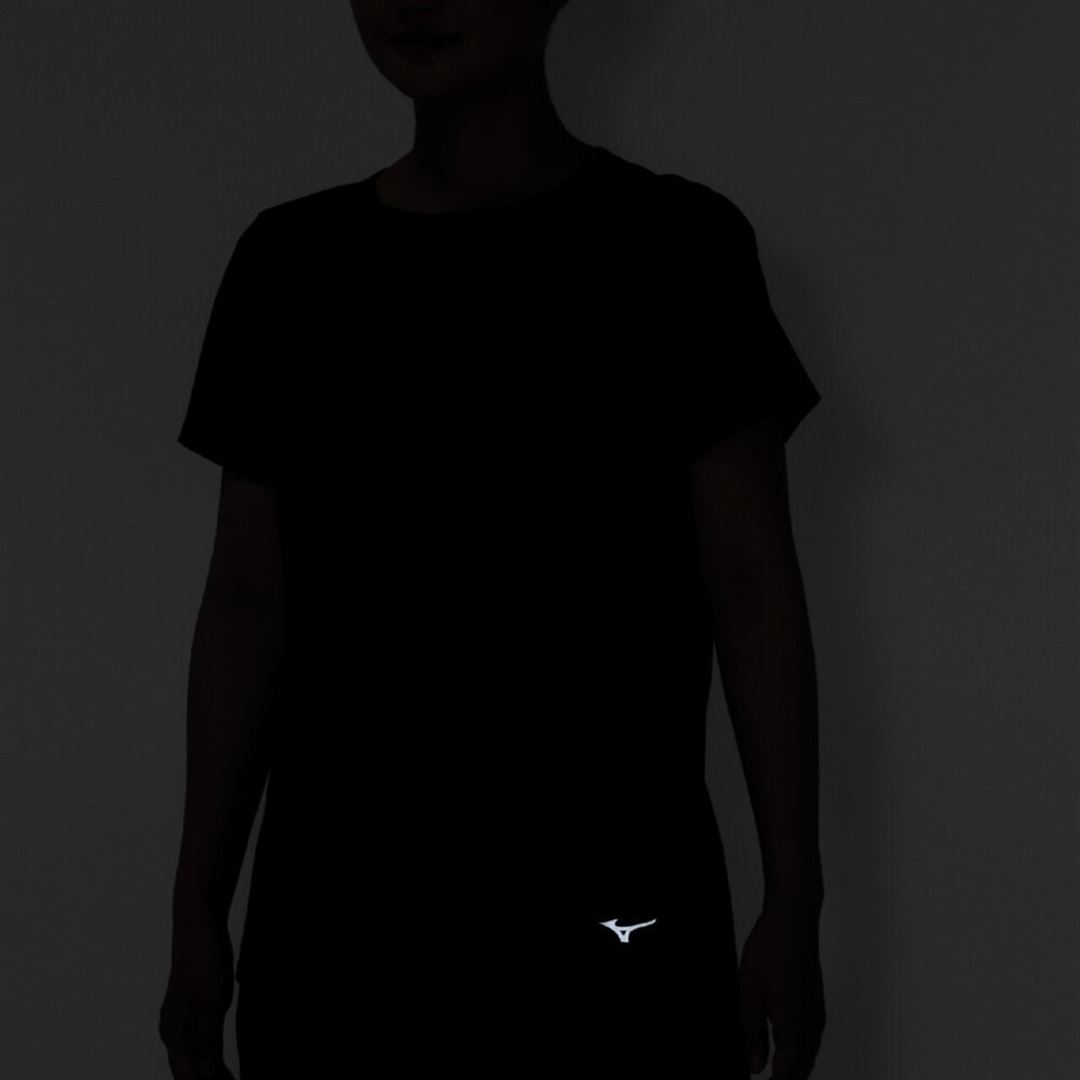 【汗処理／通気】ドライエアロフローグラフィックTシャツ ブラック S