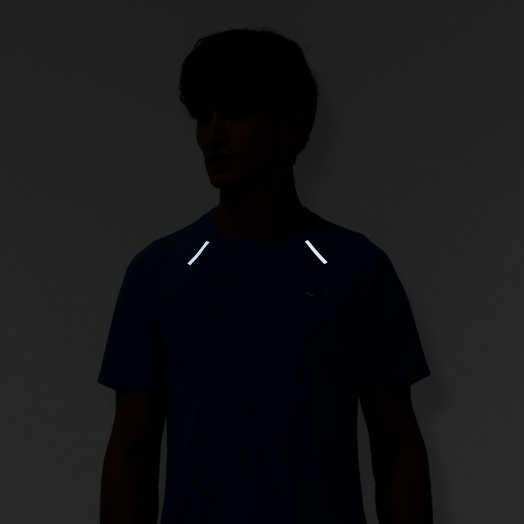【汗処理／通気】ドライエアロフローTシャツ ブルージュエル XL