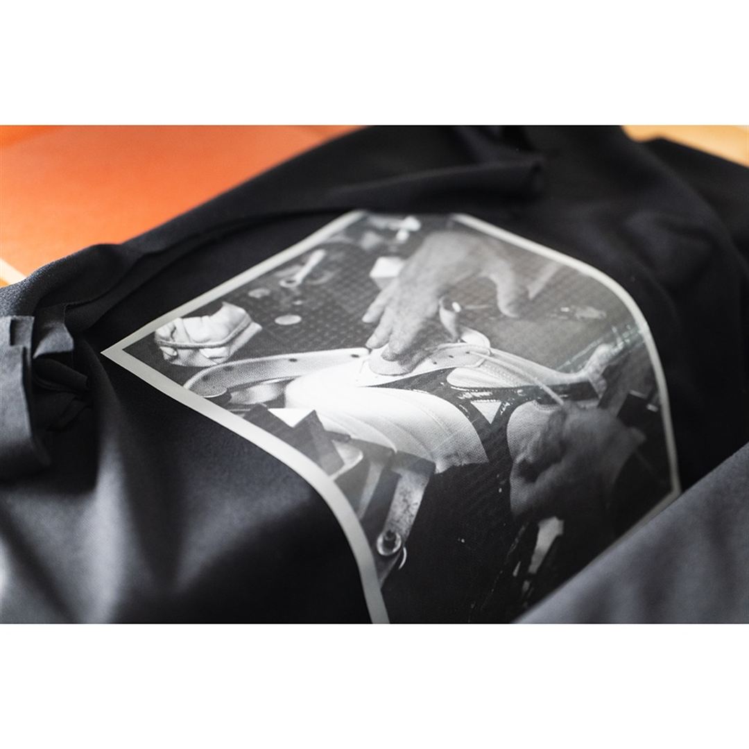 モレリア 2枚セット 長袖フォトTシャツ MADE IN JAPAN ブラック×ホワイト XL