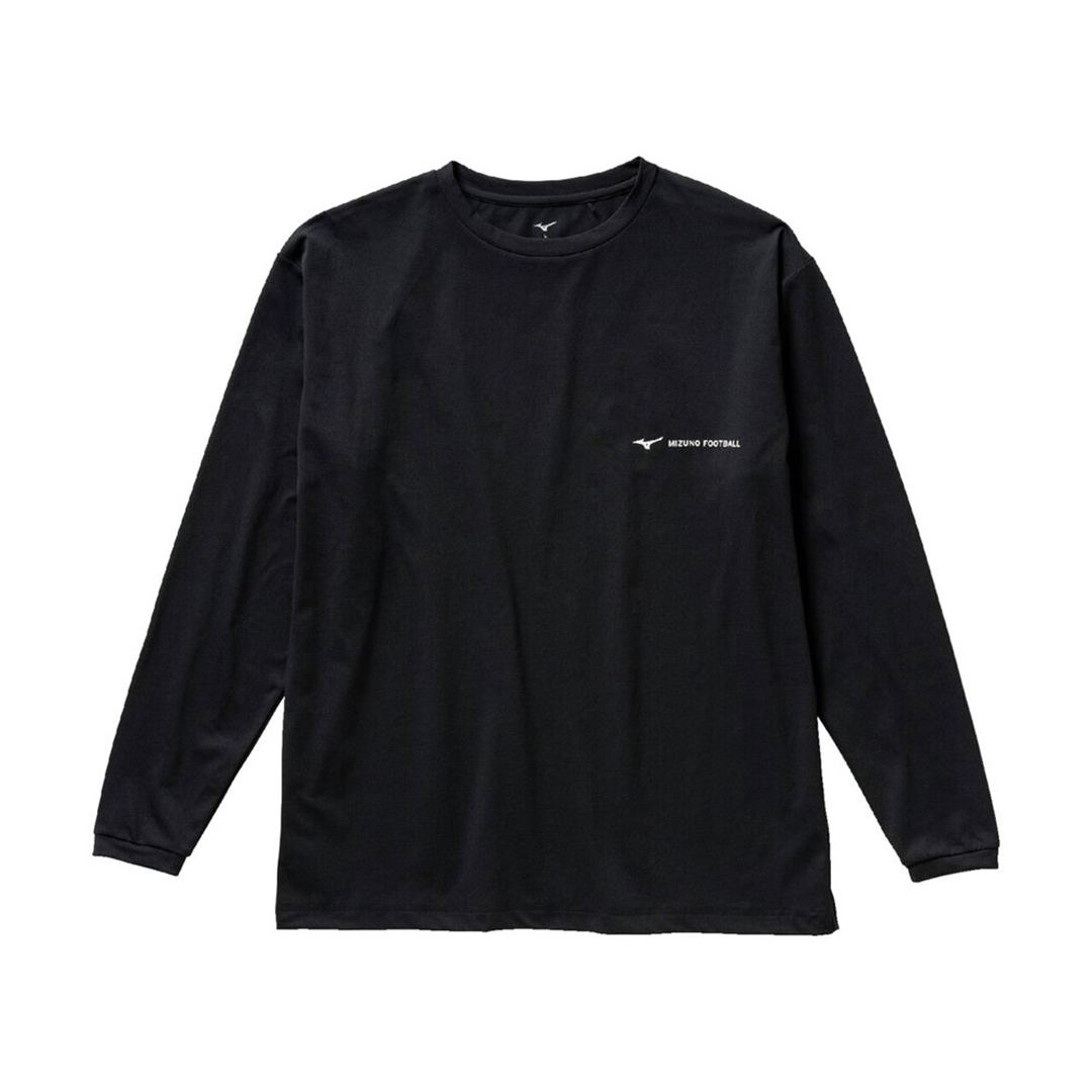 ストレッチソフトドライTシャツ(長袖) ブラック XL