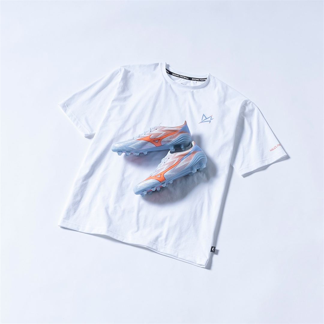 ミズノアルファ プリントTシャツ ホワイト S