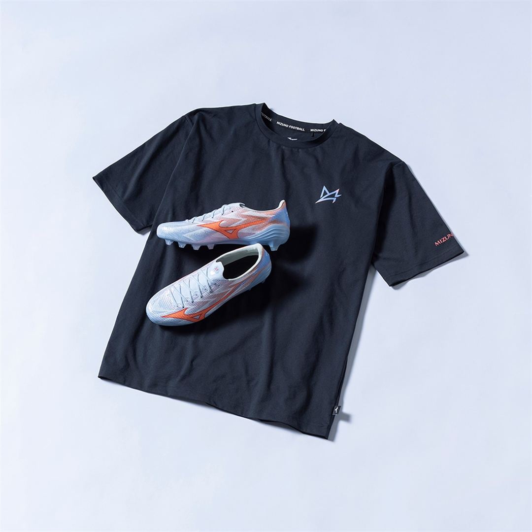 ミズノアルファ プリントTシャツ ブラック XL